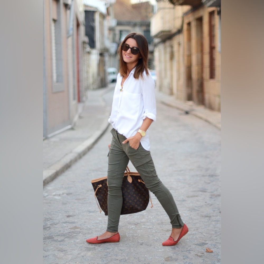 Free People Skinny Military Cargo Pants